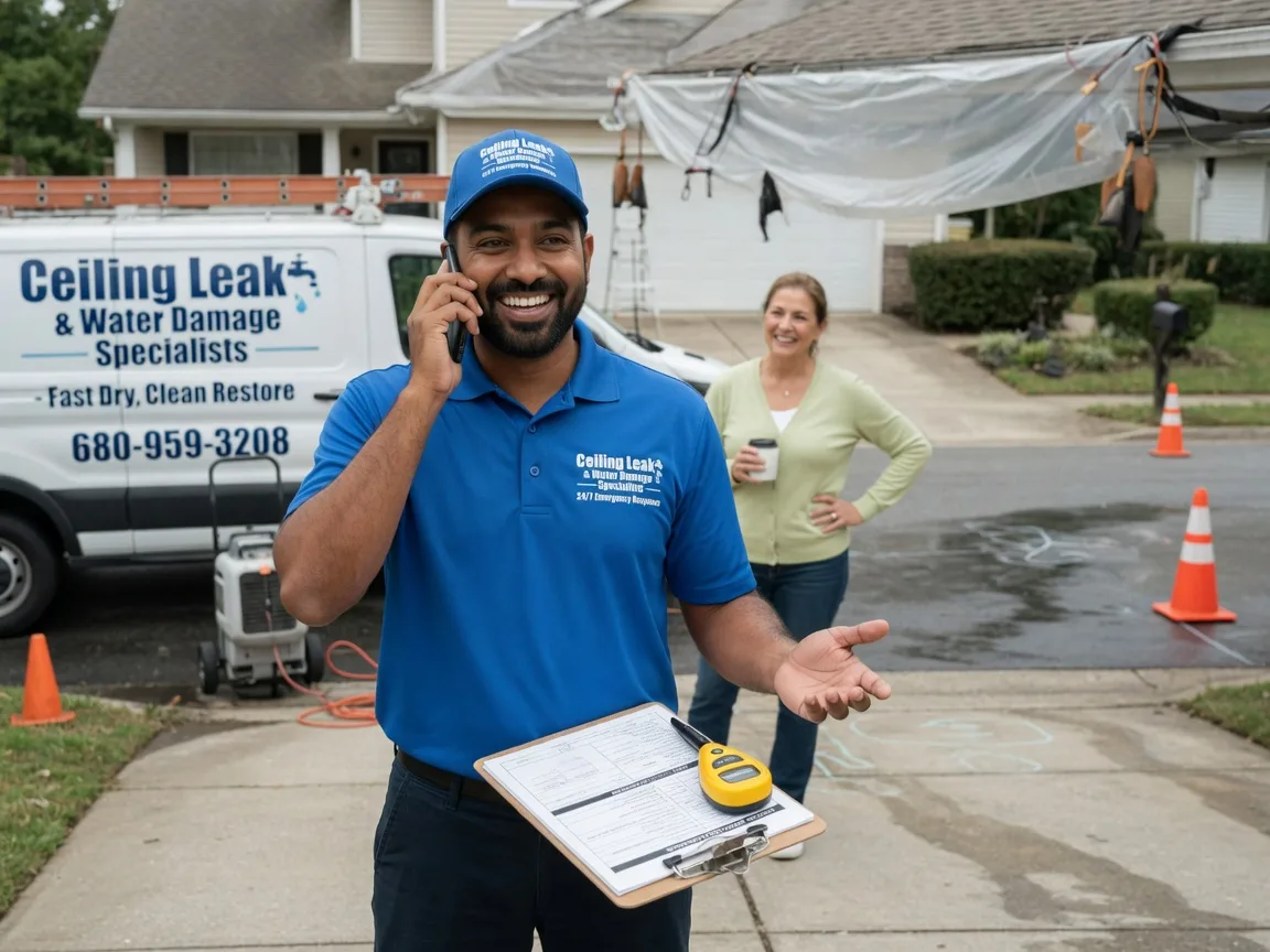 Ceiling Leak Cleanup Ewell, MD FAQs